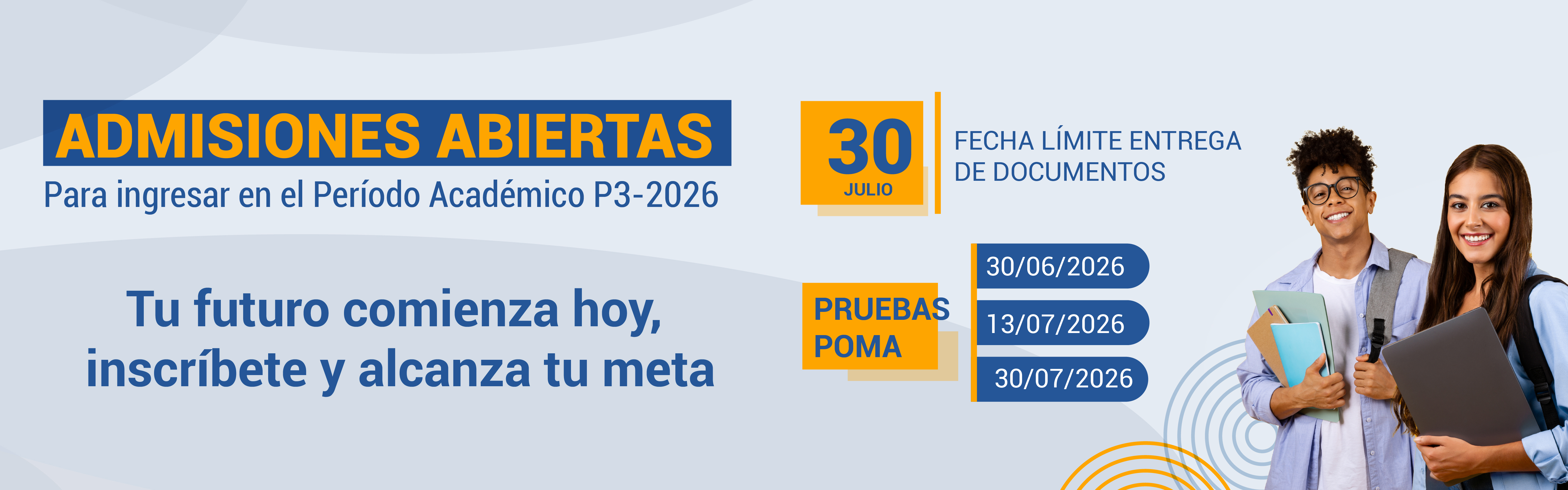 Banner Admisiones
